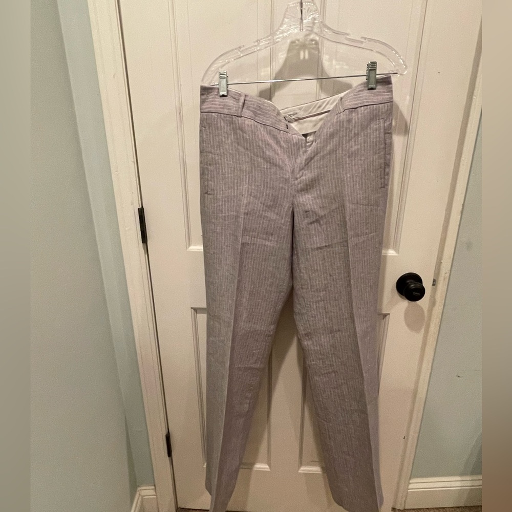 Womens Banana Republic Tall pinstripe pants Size 12T